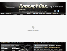 Tablet Screenshot of conceptcar21.fr